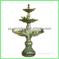 beautiful brass fountain with bird statue for outdoor decoration